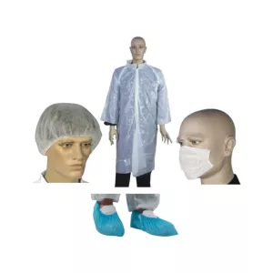 Kit visiteur 1blouse, 1charlotte,1masque, 2 surchaussures (M)